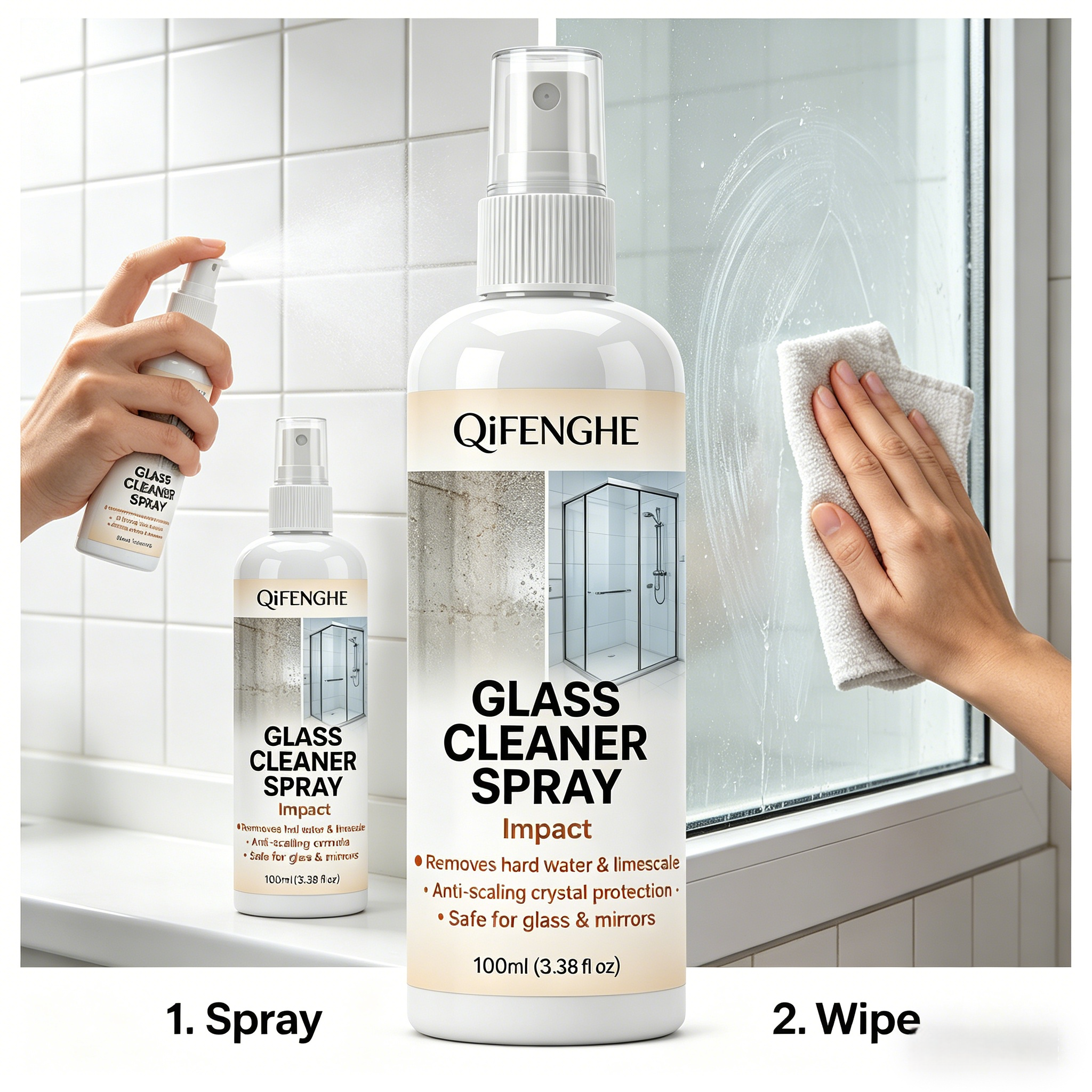 Instant Hard Water Stain Remov - Glass Cleaner Streak avis et prix