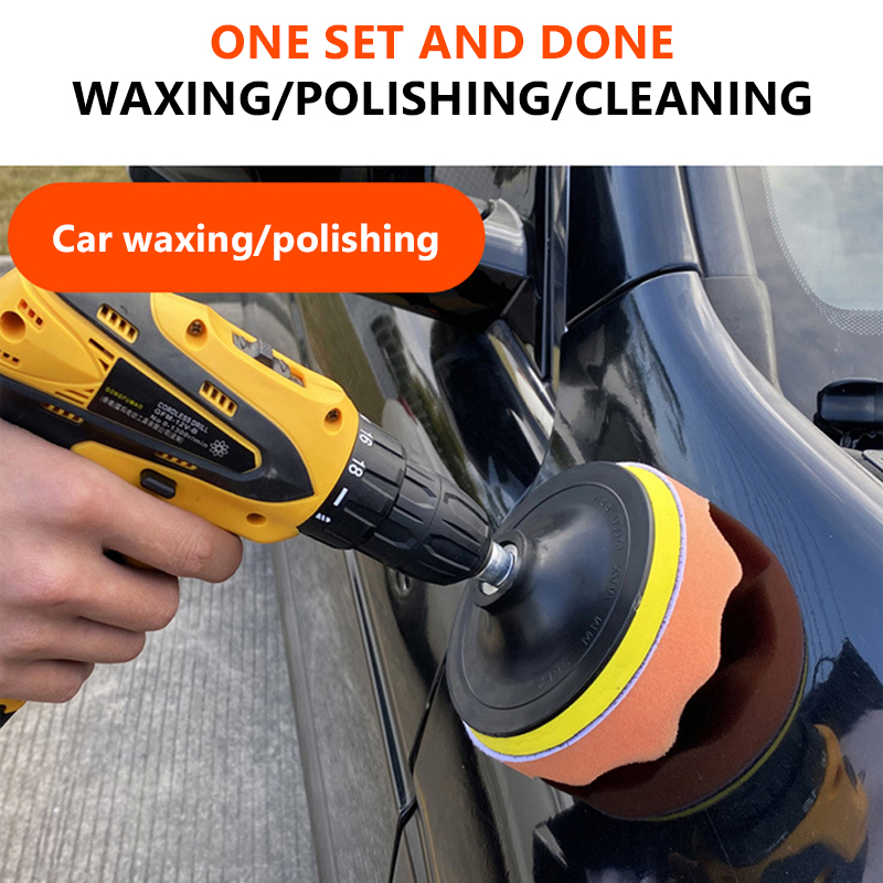 6pcs/set Car Polishing Sponge  - Polish Pad Set Buffer avis et prix