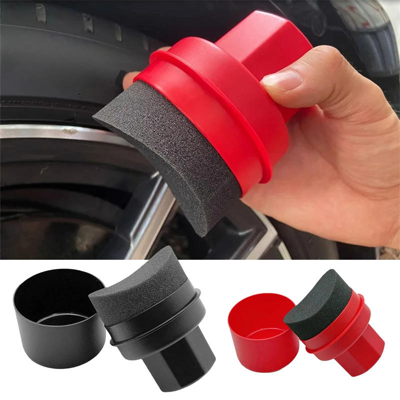 Curved Car Tire Waxing Sponge  - Wax Applicator Pad avis et prix