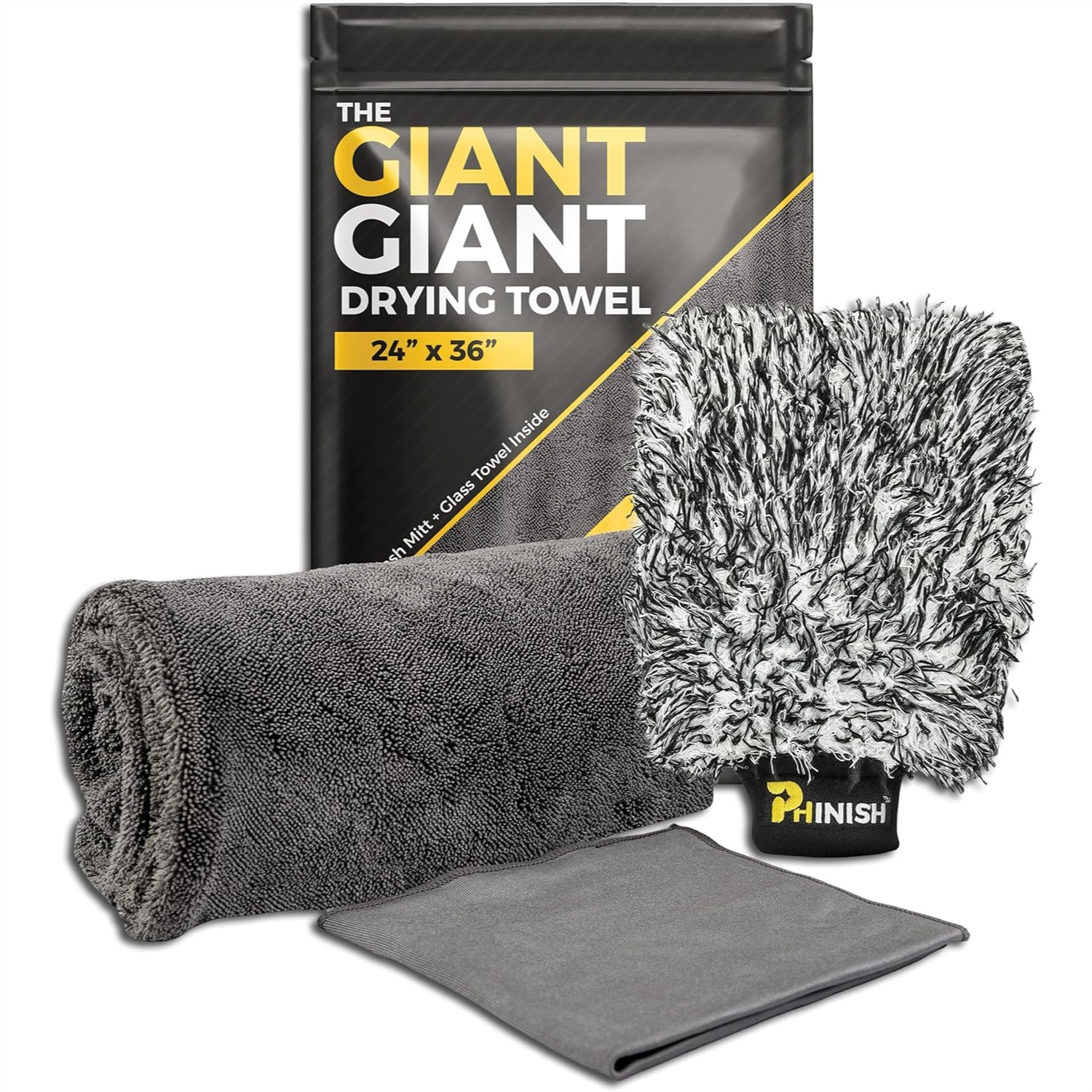24x36 Car Drying Towel 1200 GS - Microfiber Towel Detailing avis et prix