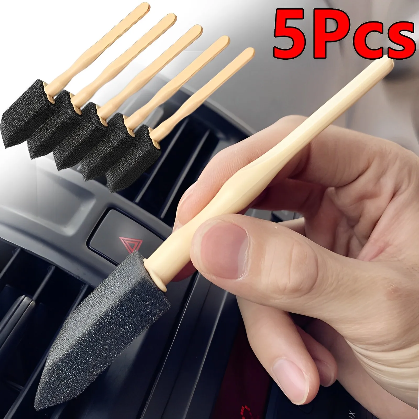 5Pcs Car Air Outlet Sponge Bru - Dirt Brush Interior avis et prix