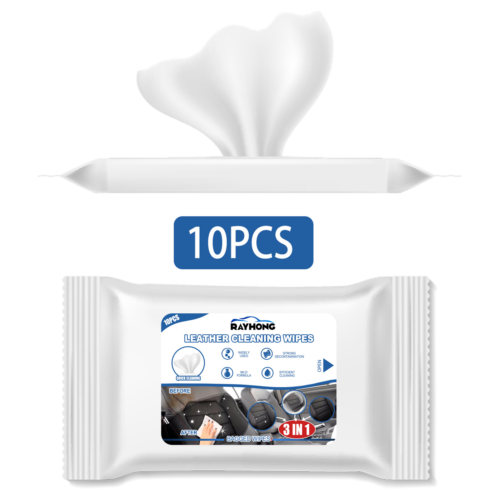 Car Leather Cleaning Wipes, Se - Dirt Brush Interior avis et prix