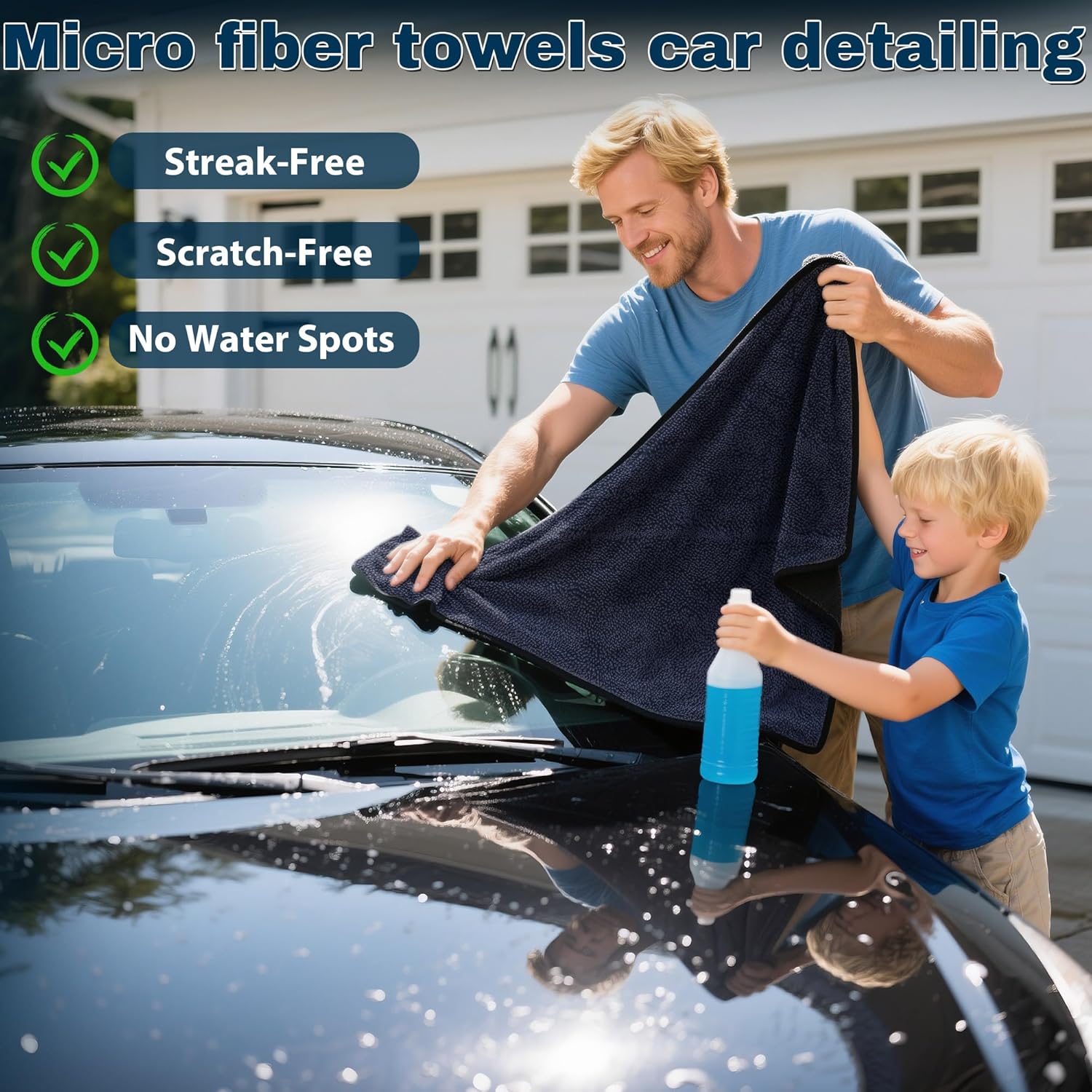 4PCS Microfiber Car Drying Tow - Microfiber Towel Detailing avis et prix