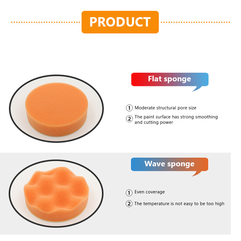 6pcs/set Car Polishing Sponge  - Polish Pad Set Buffer avis et prix