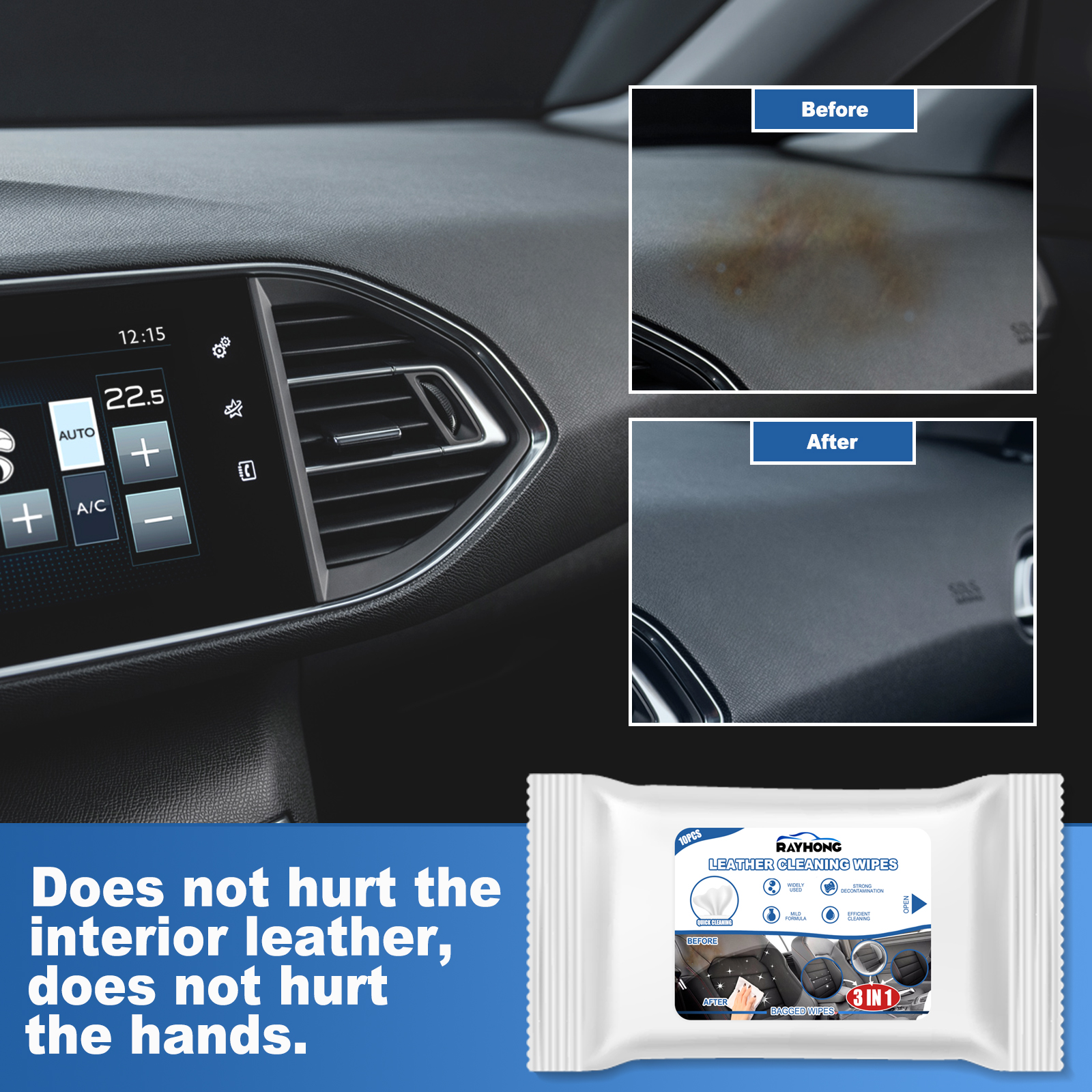 Rayhong Car Leather Cleaning W - Dirt Brush Interior avis et prix