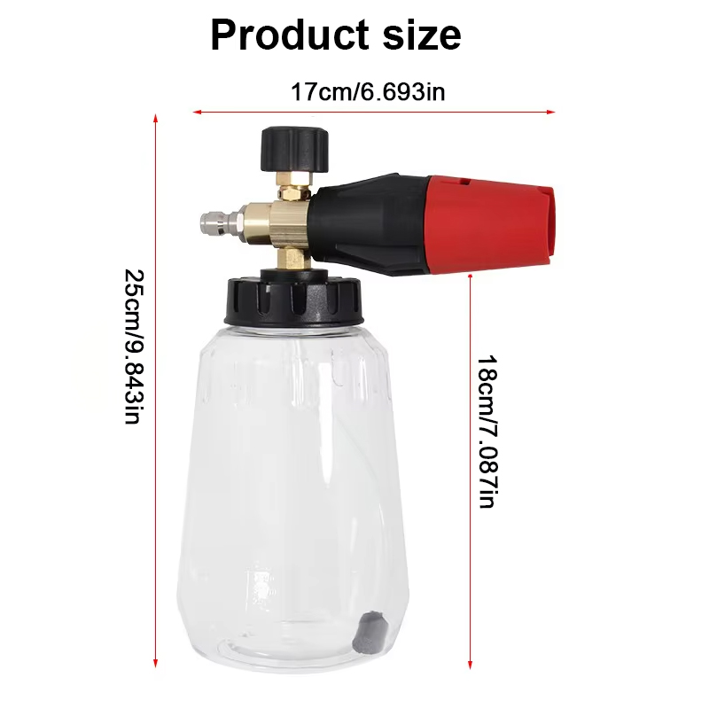 High Pressure PA Foam Cannon   - Pressure Washer Foam Gun avis et prix
