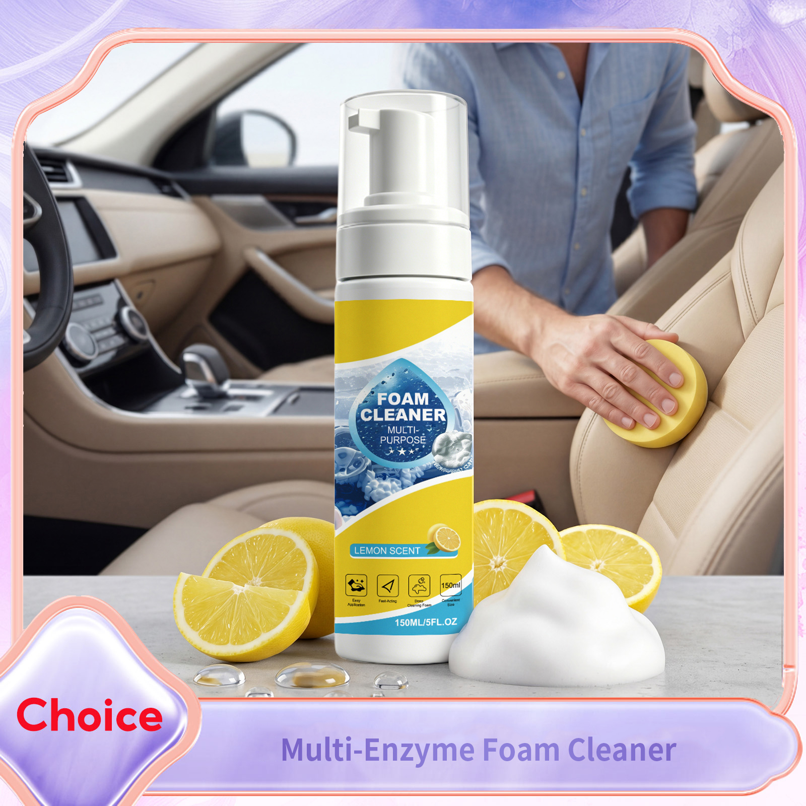 Foam Cleaner Multi-purpose Aut - Leather Cleaner Interior avis et prix