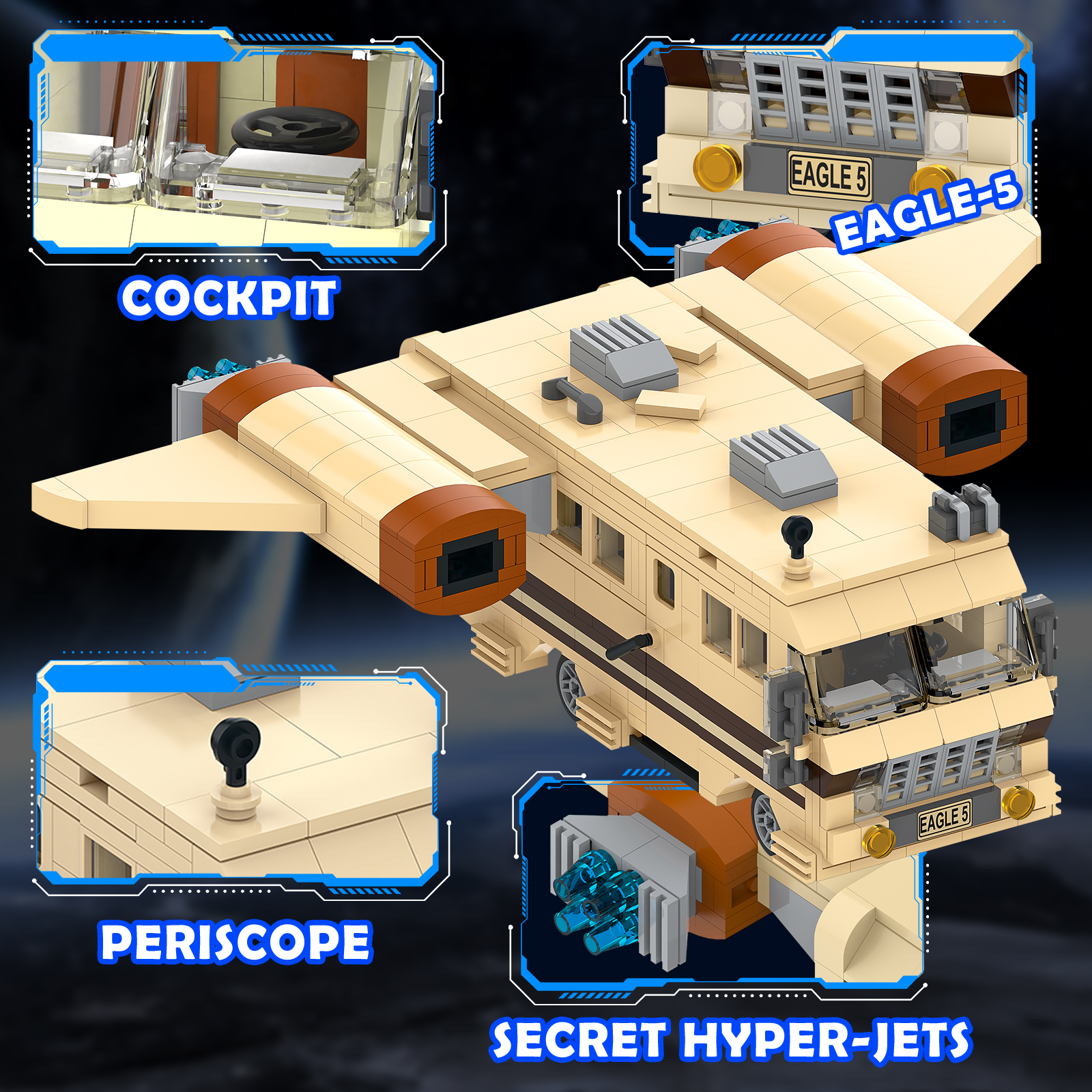 Space Balls Eagle 5 Building B - Interior Detailing Kit avis et prix