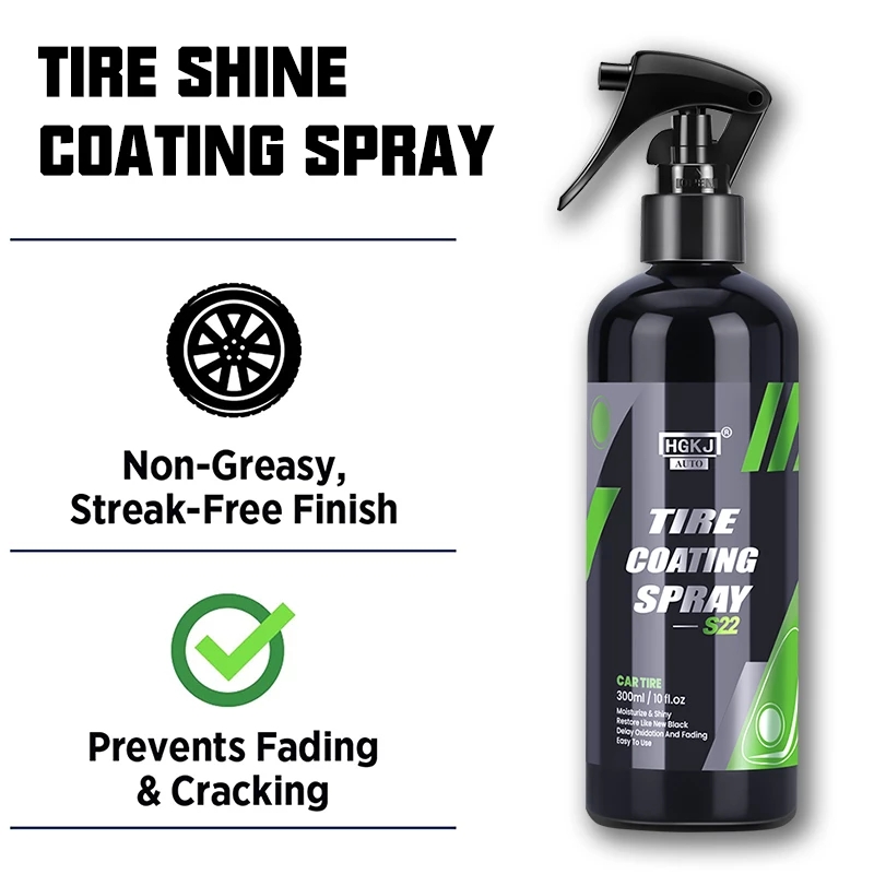 2026 Hot Tyre Gloss Tire Coati - Tire Shine Spray Sealant avis et prix