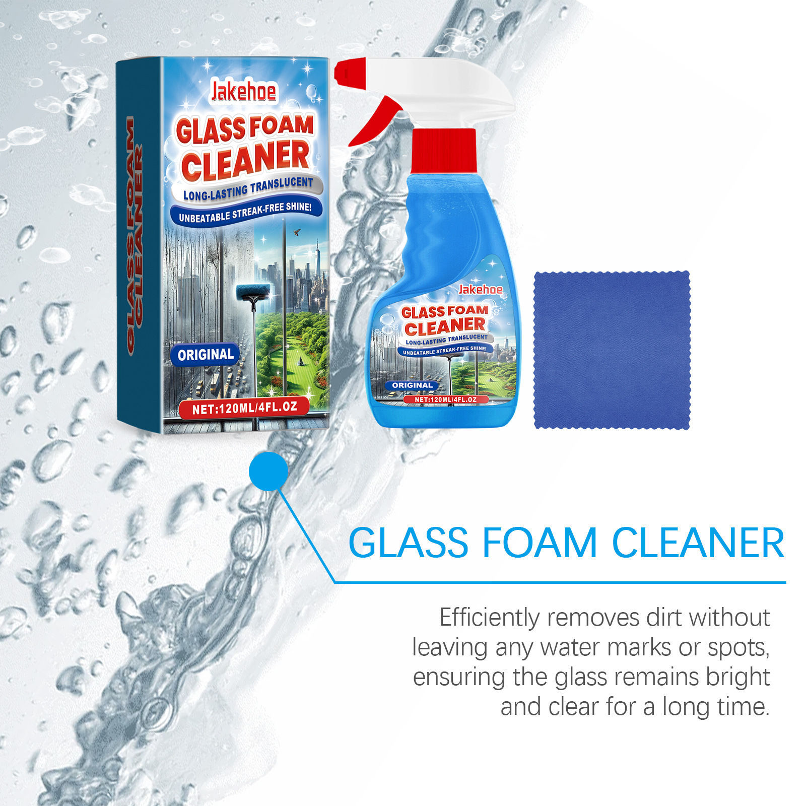 Foaming Glass Cleaner Spray St - Glass Cleaner Streak avis et prix