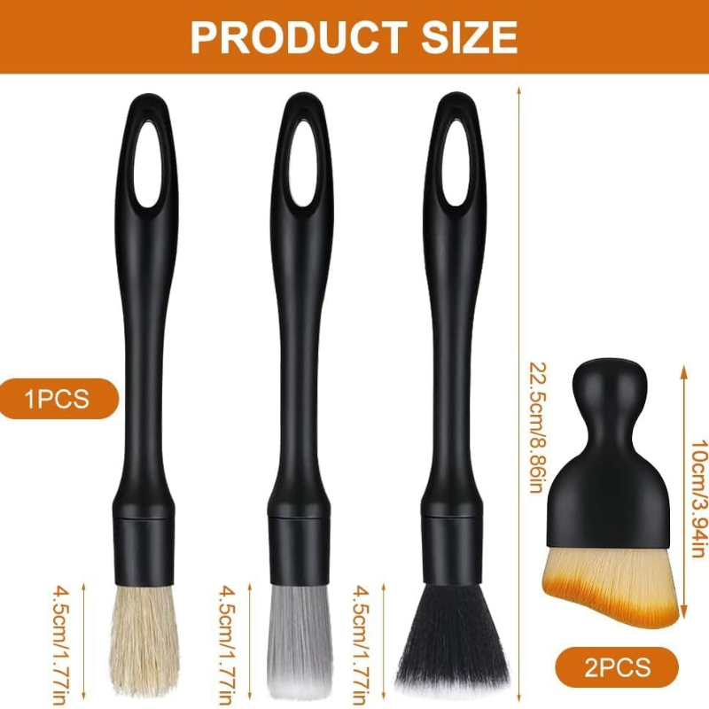 5pcs Automotive Detail Brush K - Interior Detailing Kit avis et prix