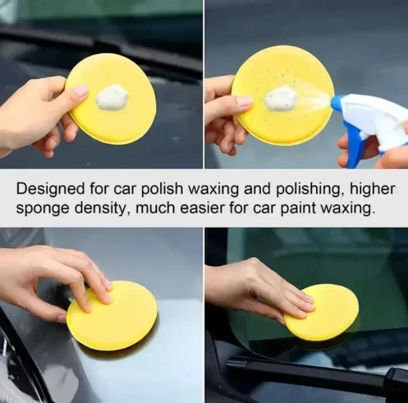 6PCS Car Care Foam Wax Applica - Wax Applicator Pad avis et prix