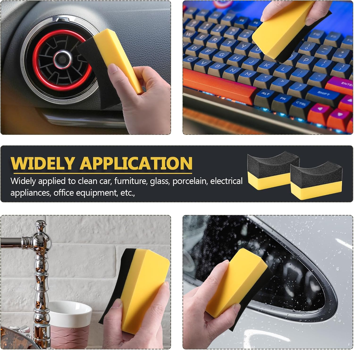 Auto Cleaning Sponge Brush Wax - Wax Applicator Pad avis et prix