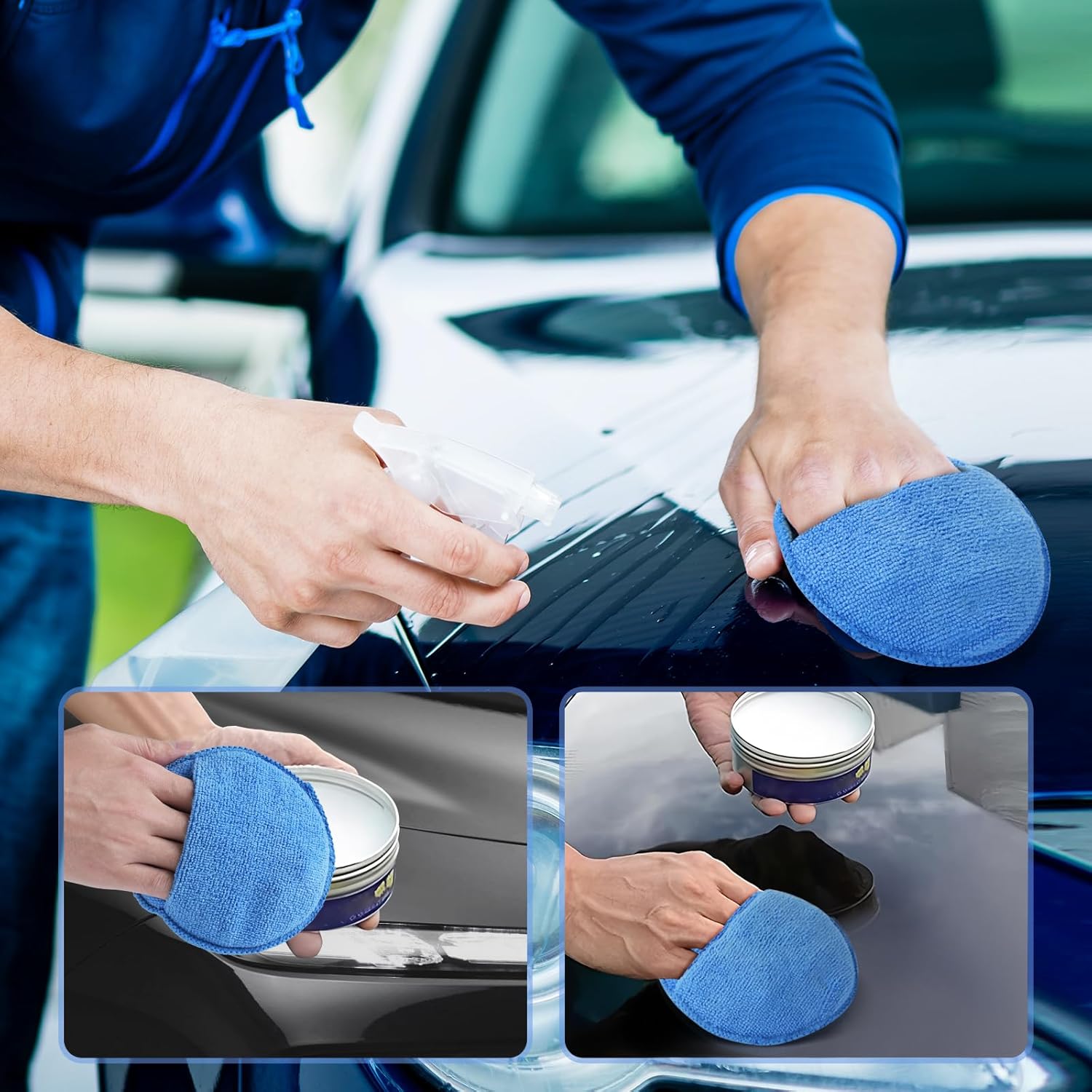 Auto Cleaning Sponge Brush Wax - Wax Applicator Pad avis et prix