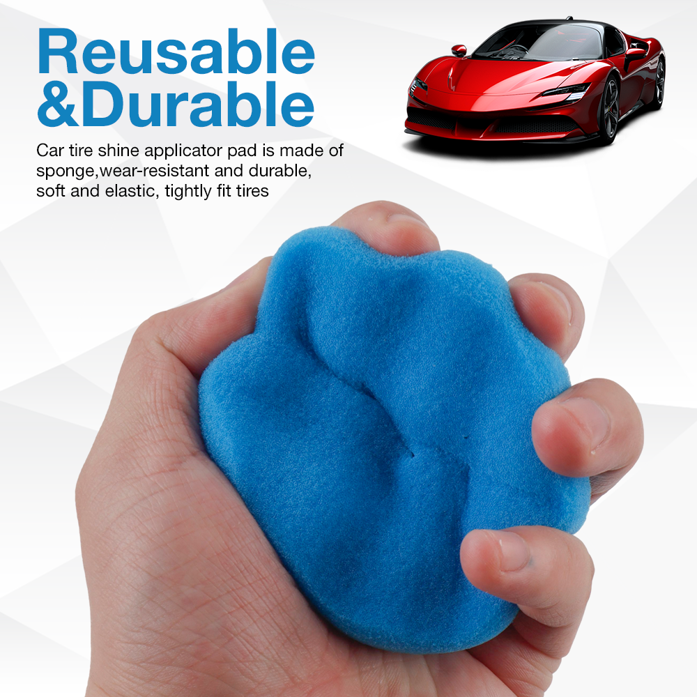 Tire Shine Applicator, Car Pol - Wax Applicator Pad avis et prix