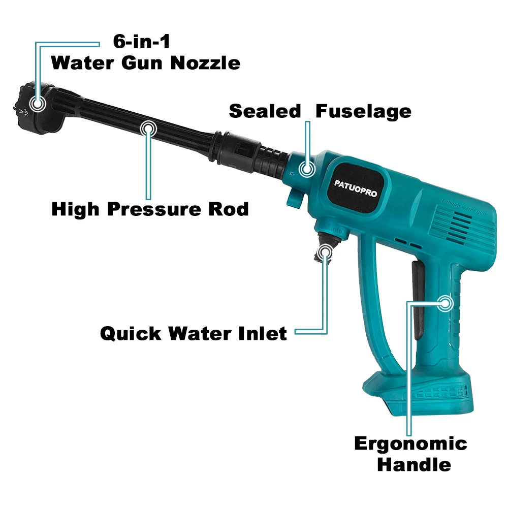 Cordless Car Washing Gun High  - Car Shampoo Ph avis et prix