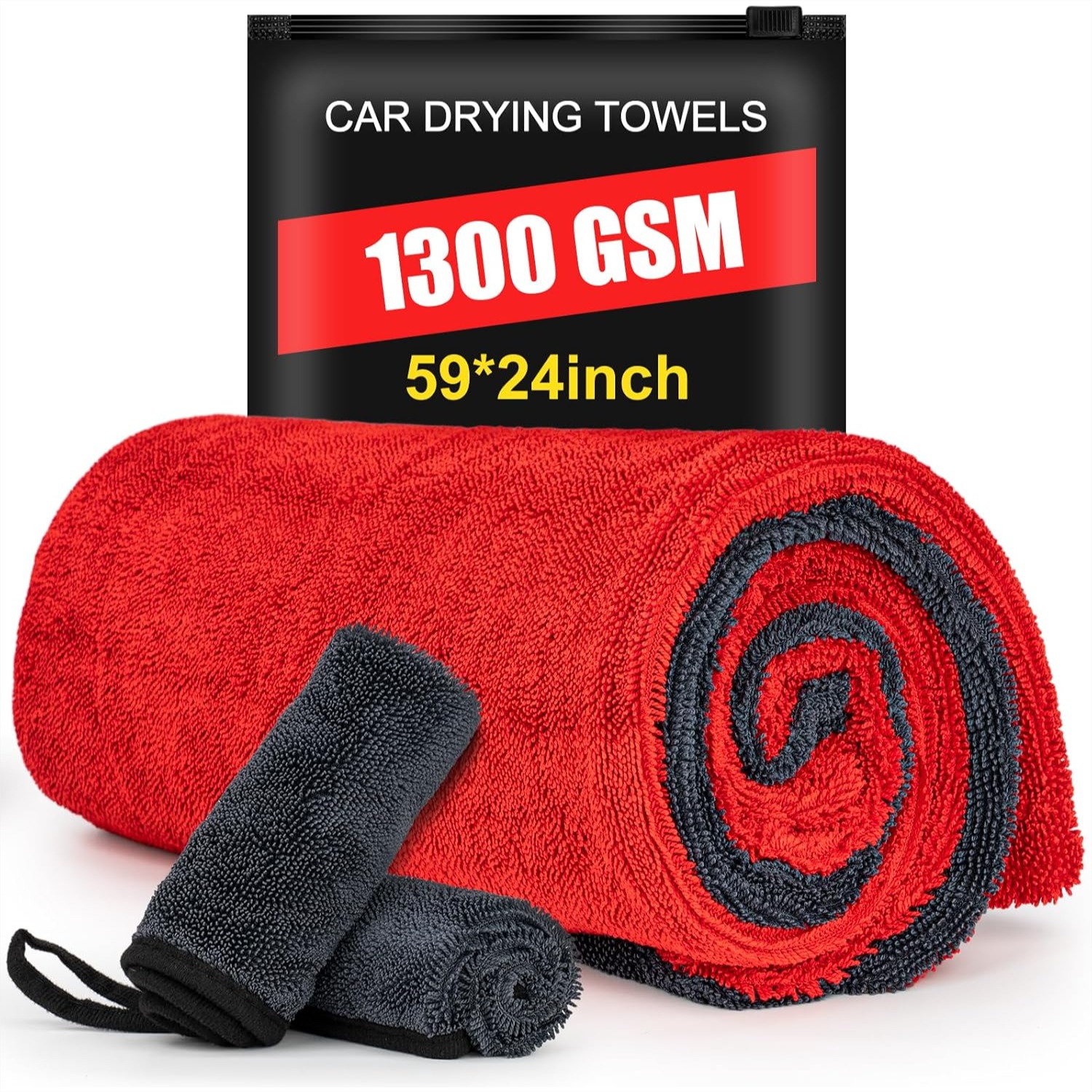 3-Pack Car Drying Towel Microf - Microfiber Towel Detailing avis et prix