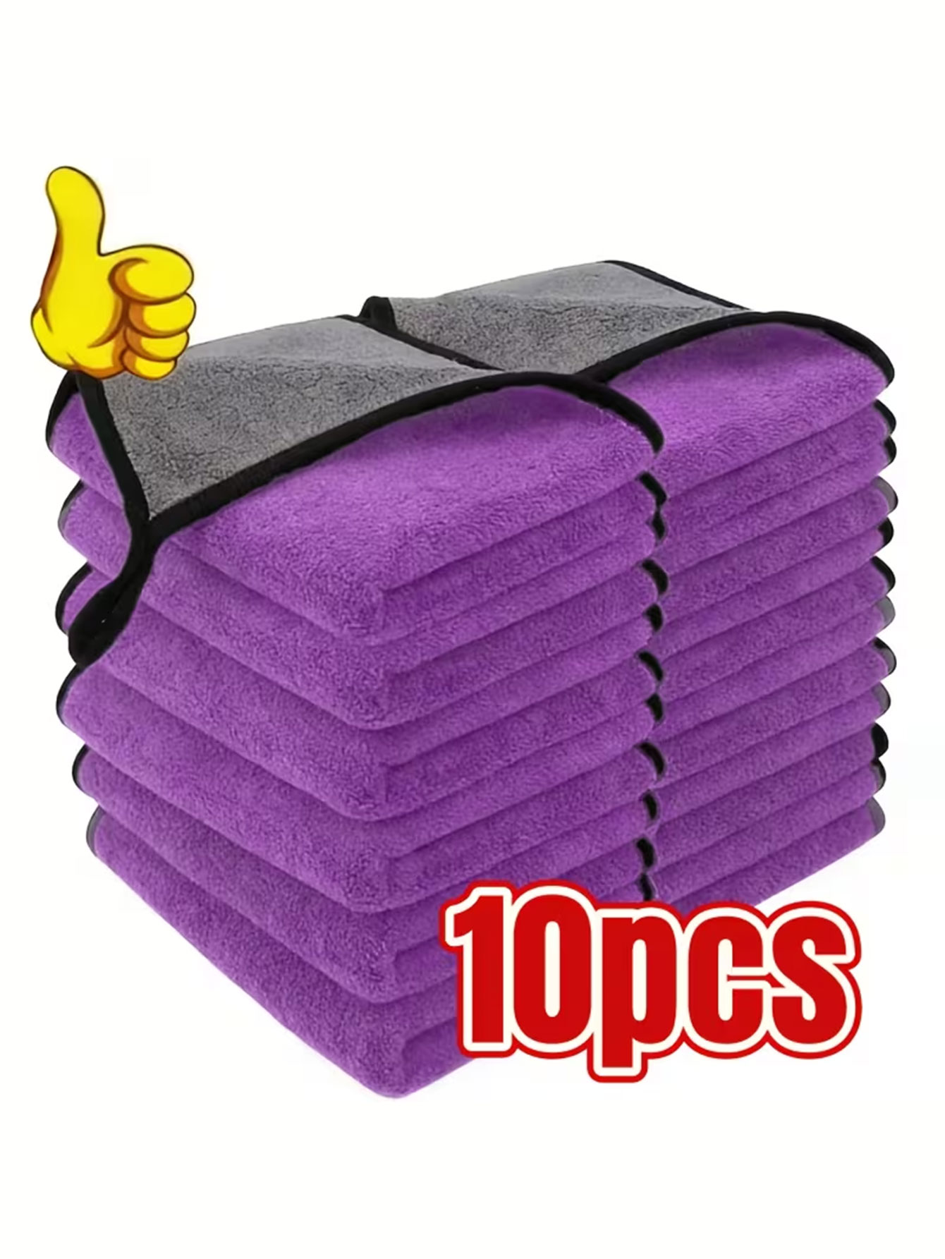 10-Pack Double-Sided Coral Vel - Microfiber Towel Detailing avis et prix