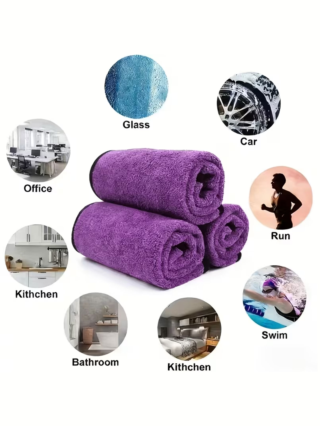 10-Pack Double-Sided Coral Vel - Microfiber Towel Detailing avis et prix