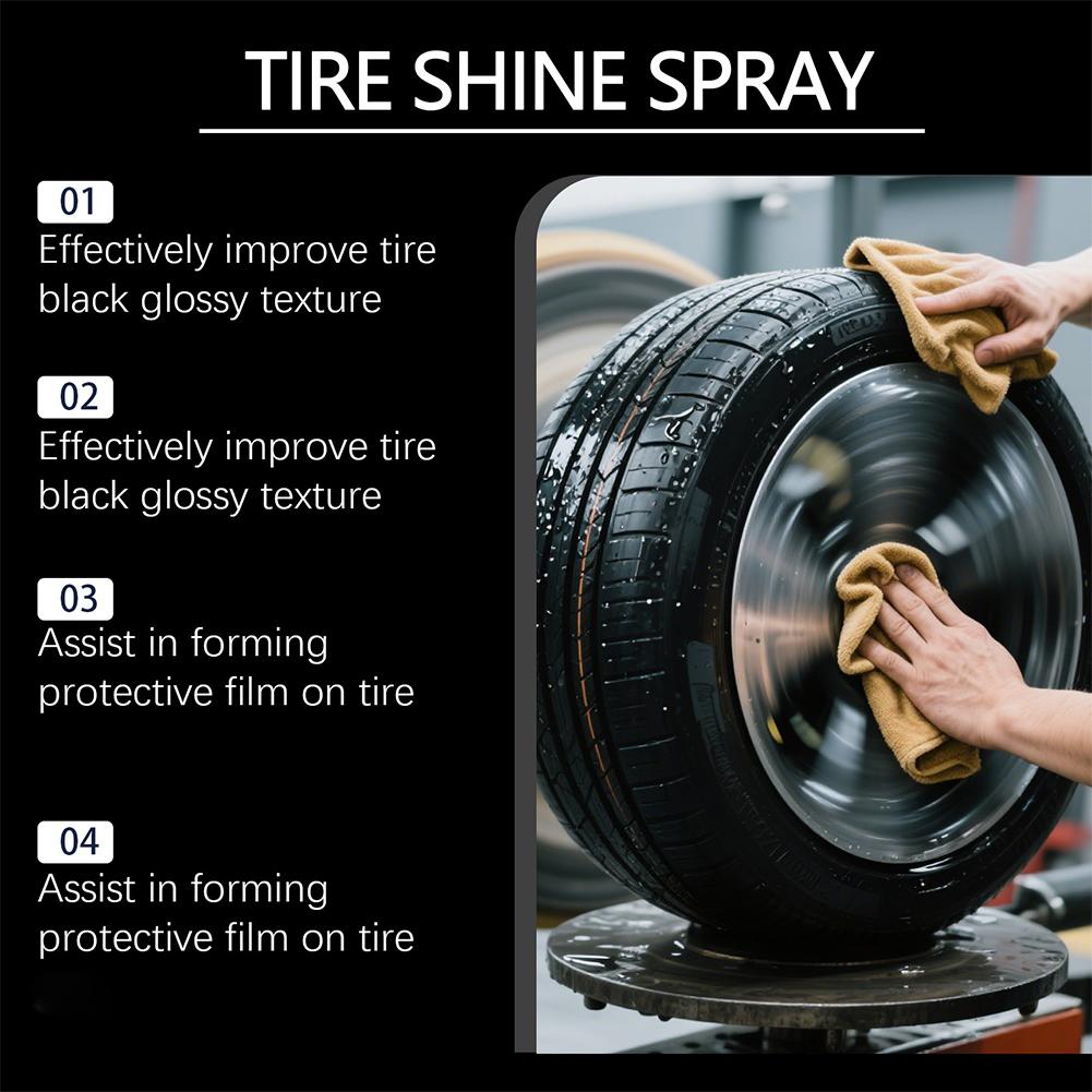 Tyre Gloss Tire Coating Spray  - Tire Shine Spray Sealant avis et prix