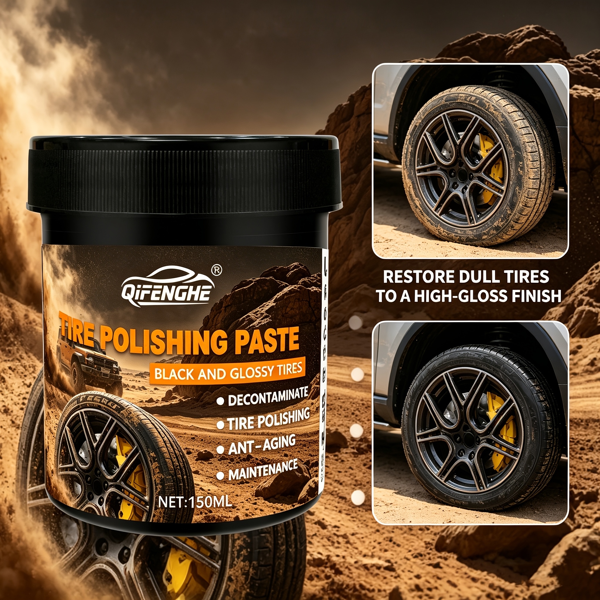 Car Tire Polish Paste Kit - Hi - Wax Applicator Pad avis et prix