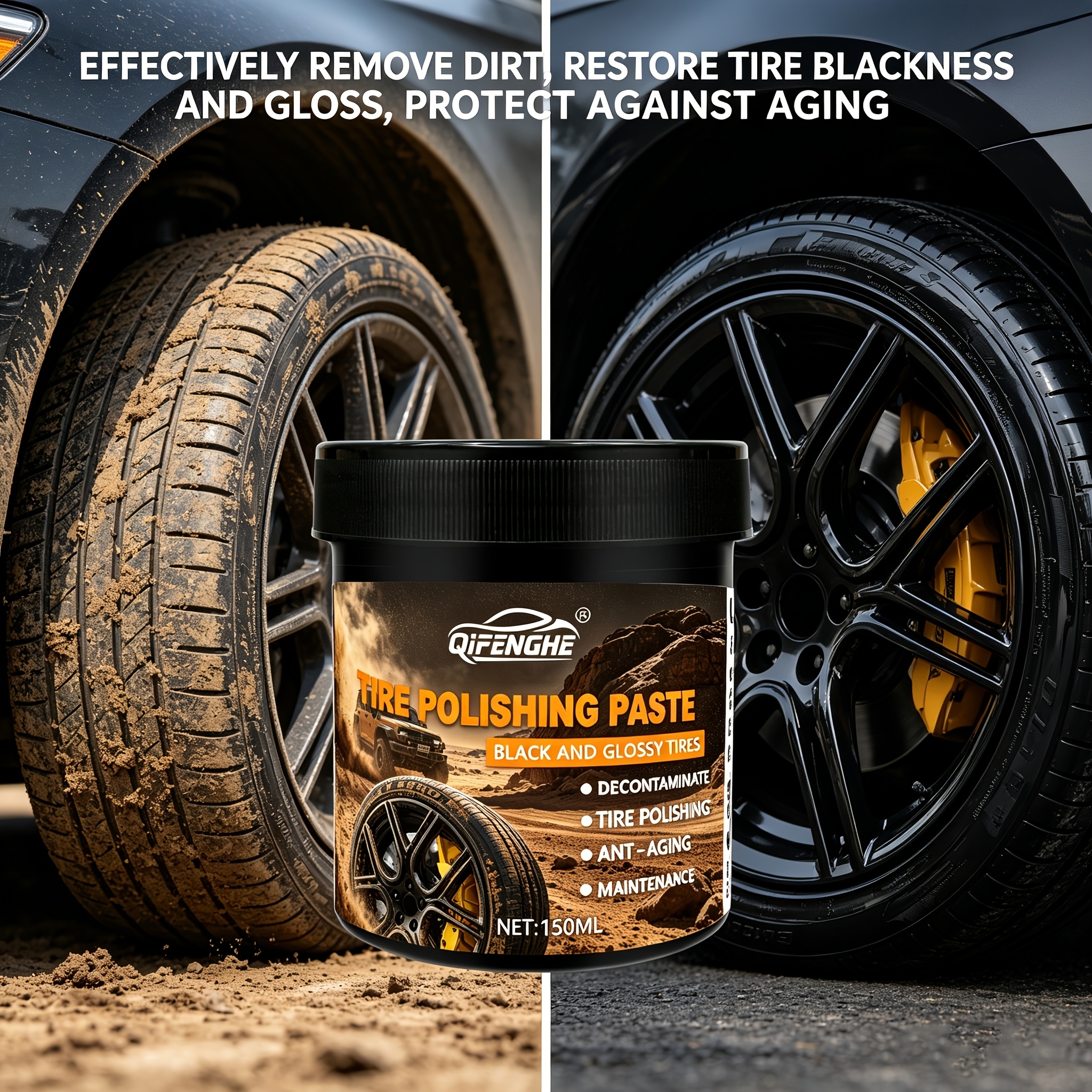 Car Tire Polish Paste Kit - Hi - Wax Applicator Pad avis et prix