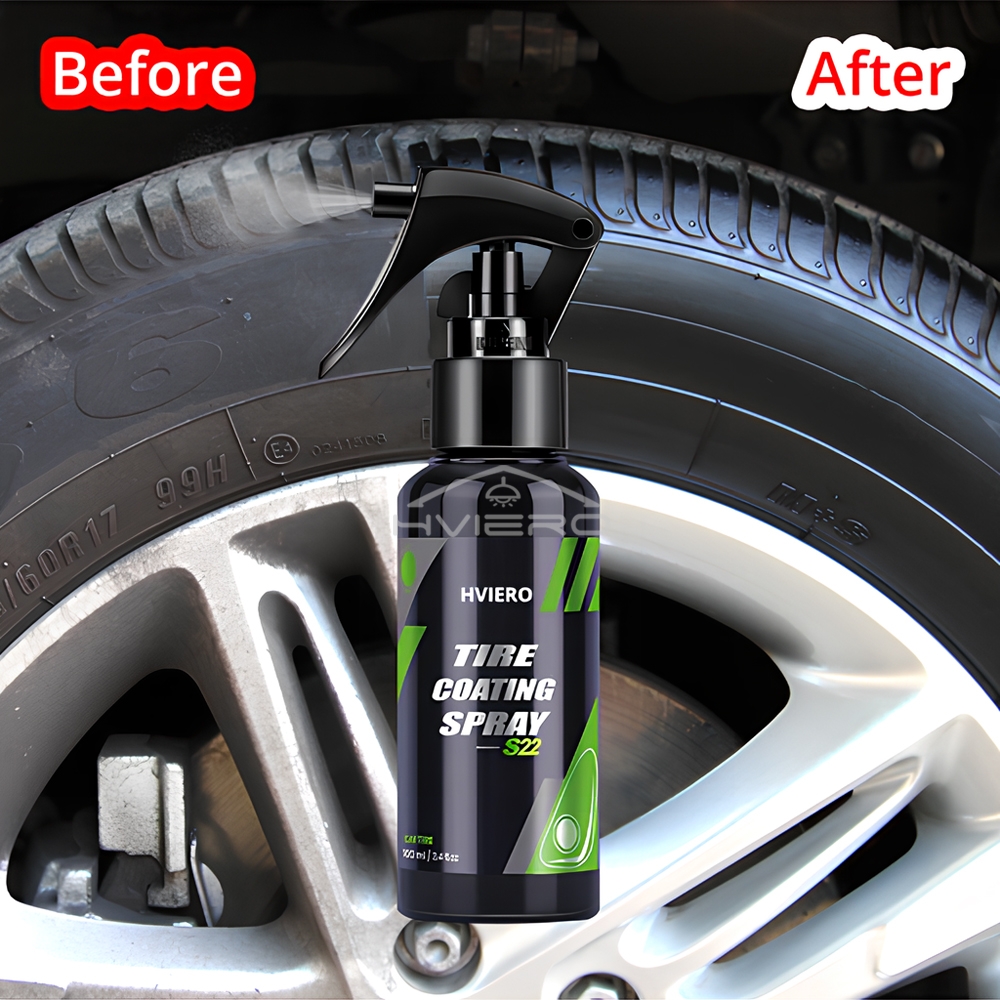 Tyre Gloss HVIERO S22 Tire Coa - Tire Shine Spray Sealant avis et prix