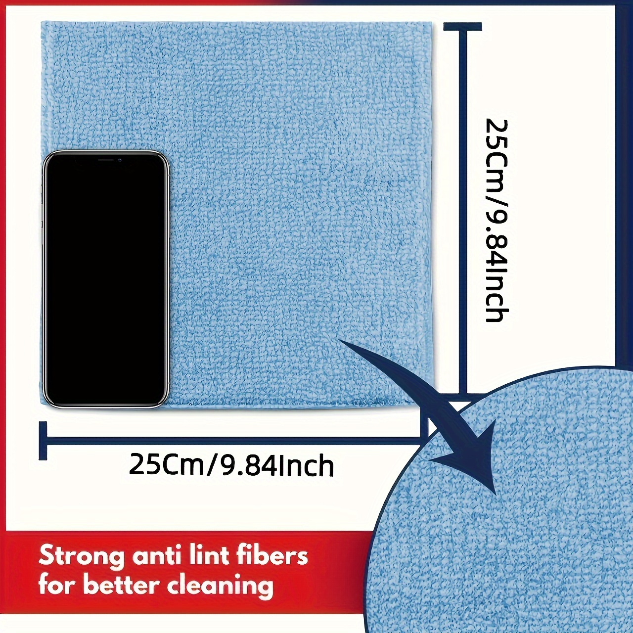 1-50pcs Light Blue Microfiber  - Microfiber Towel Detailing avis et prix
