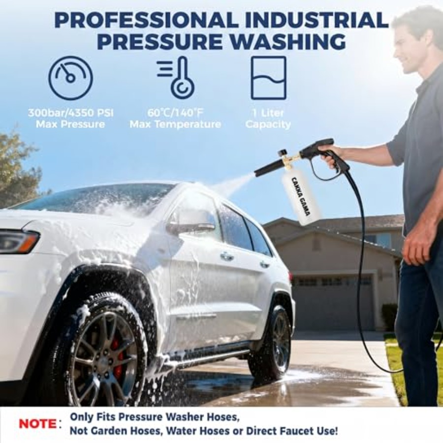 for Pressure Washer, Industria - Foam Cannon Car Wash avis et prix