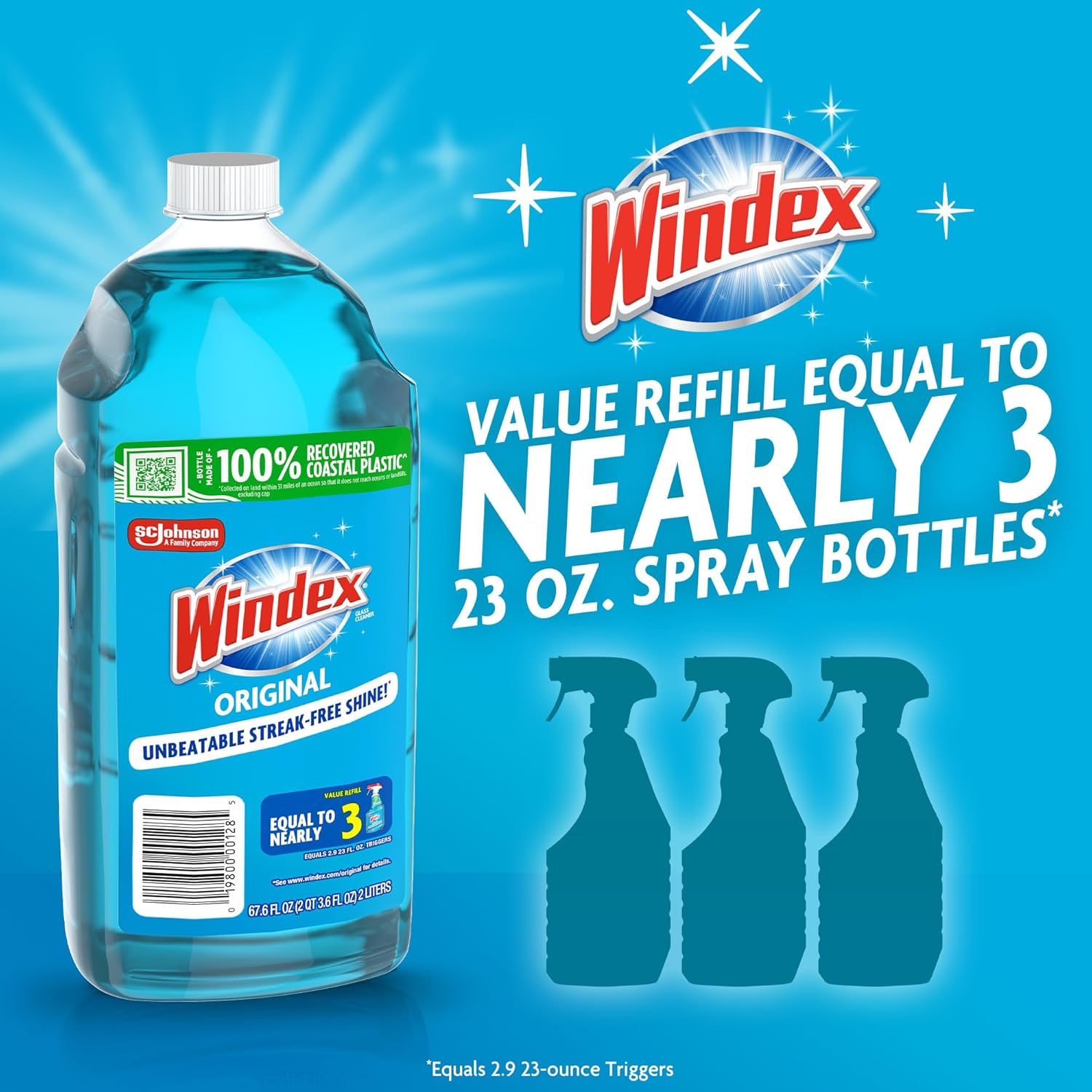 Glass and Window Cleaner Refil - Glass Cleaner Streak avis et prix