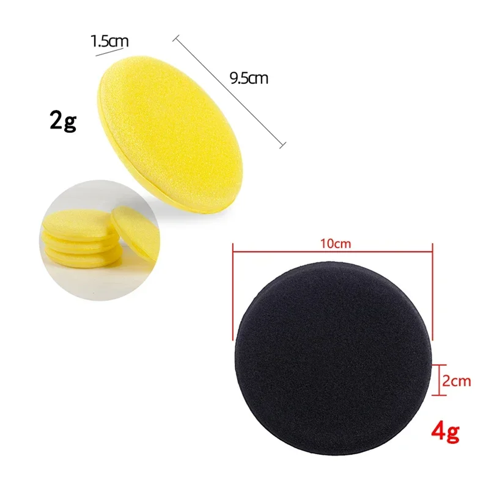 50pcs Round Car Ultra Soft Foa - Wax Applicator Pad avis et prix