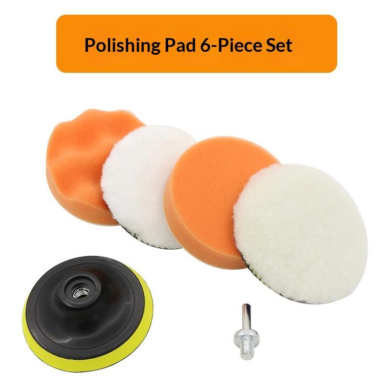 6 Pcs Foam Pad Buffer Kit Poli - Polish Pad Set Buffer avis et prix