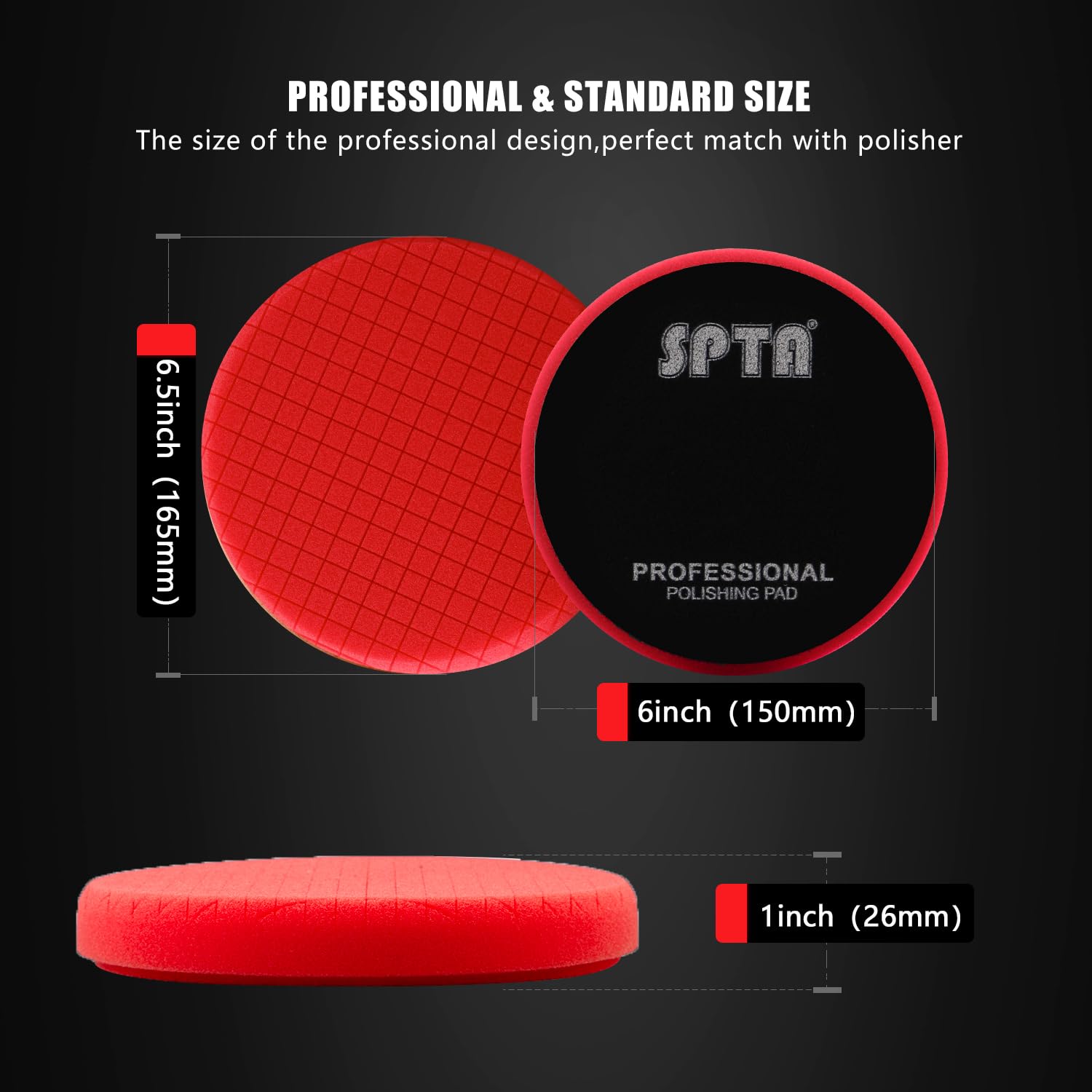 Red Ultra-Fine Polishing Pad S - Polish Pad Set Buffer avis et prix