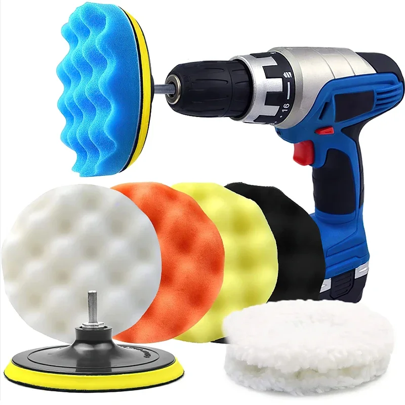 New 8Pcs Car Polishing Pads Ki - Polish Pad Set Buffer avis et prix