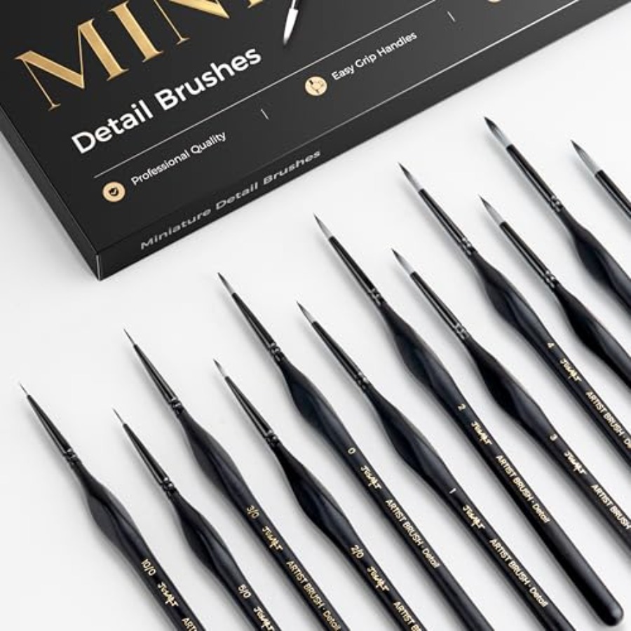 Detail Paint Brushes Set, 12 P - Detailing Brush Set avis et prix