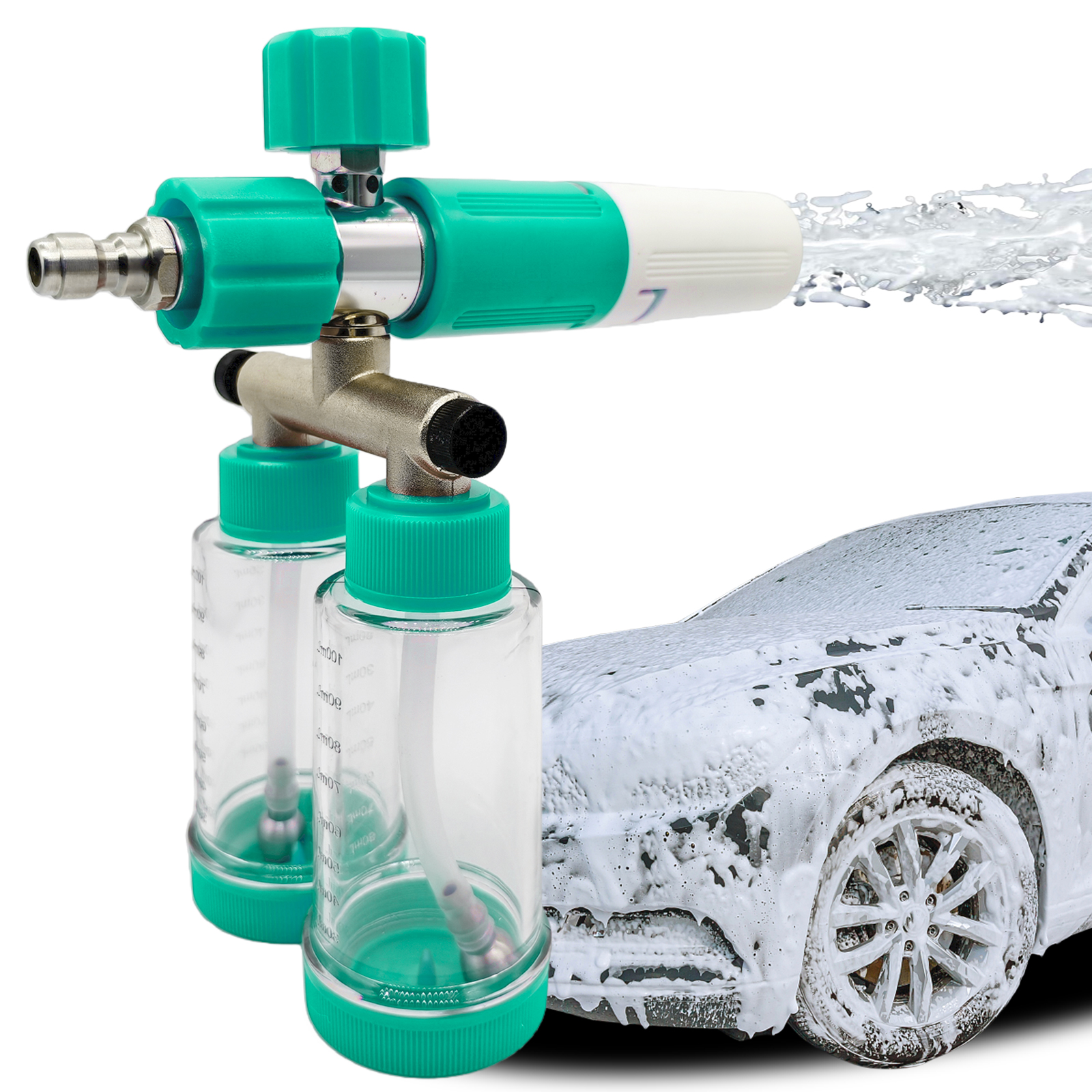 100ML Dual-Kettle Foam Sprayer - Pressure Washer Foam Gun avis et prix