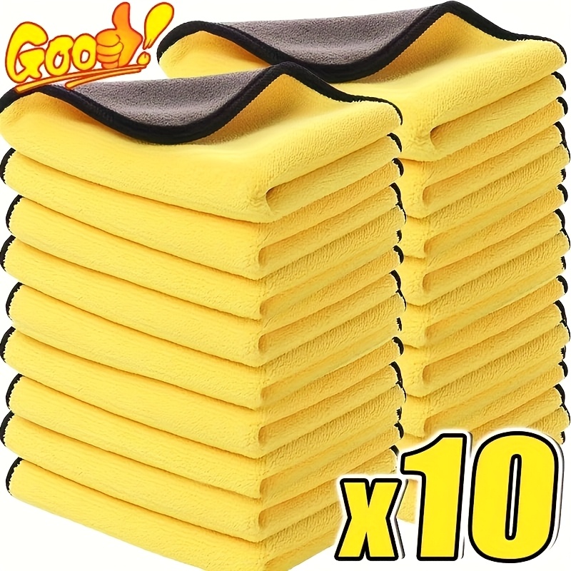 3/5/10Pcs Car Wash Microfiber  - Microfiber Towel Detailing avis et prix
