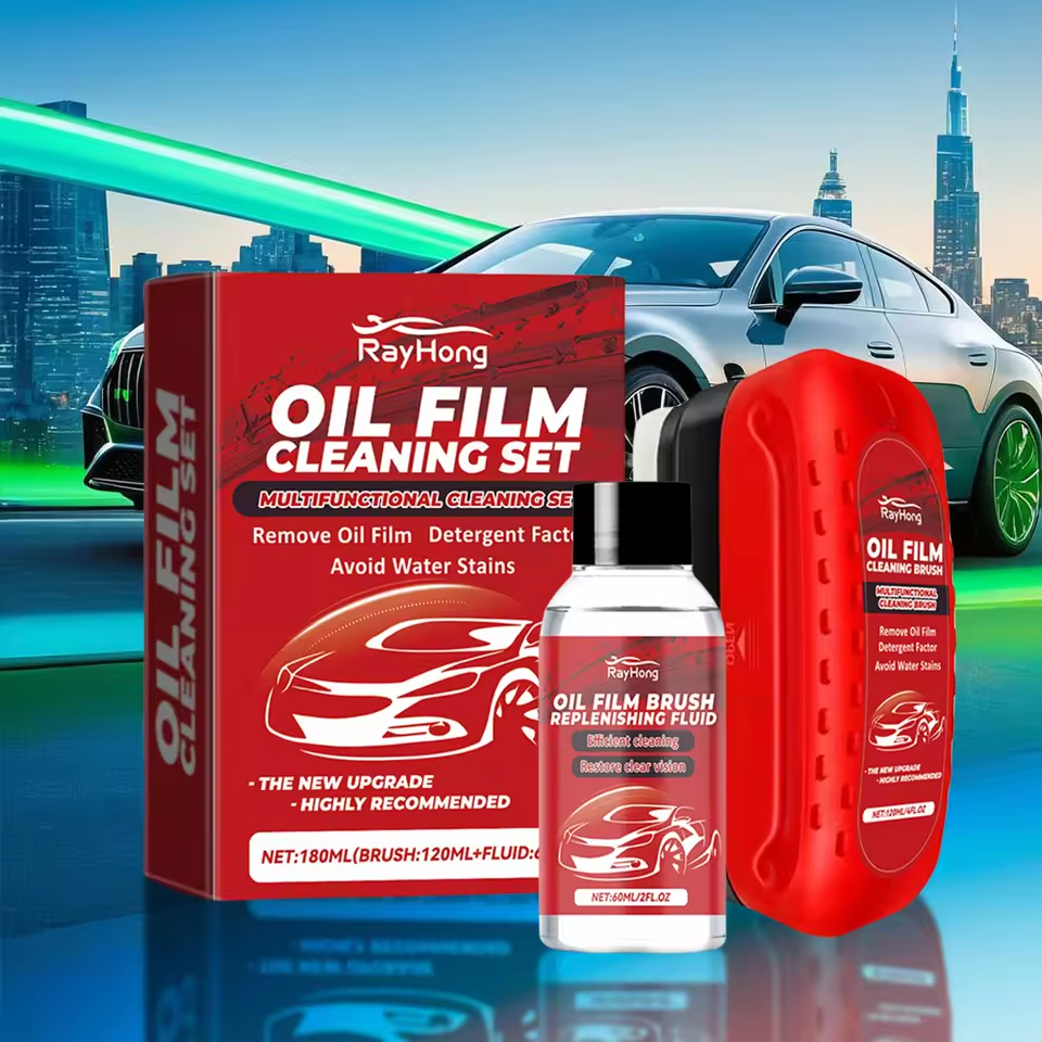 Car Glass Oil Film Remover Gla - Car Cleaning Brush avis et prix