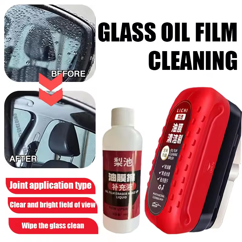 Car Glass Oil Film Remover Gla - Car Cleaning Brush avis et prix
