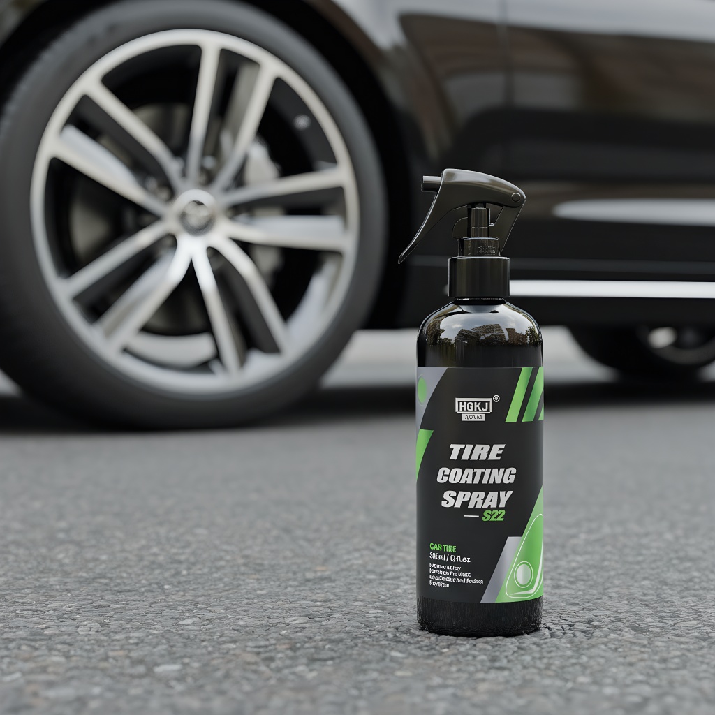 HGKJ S22 Car Tire Gloss Spray, - Tire Shine Spray Sealant avis et prix