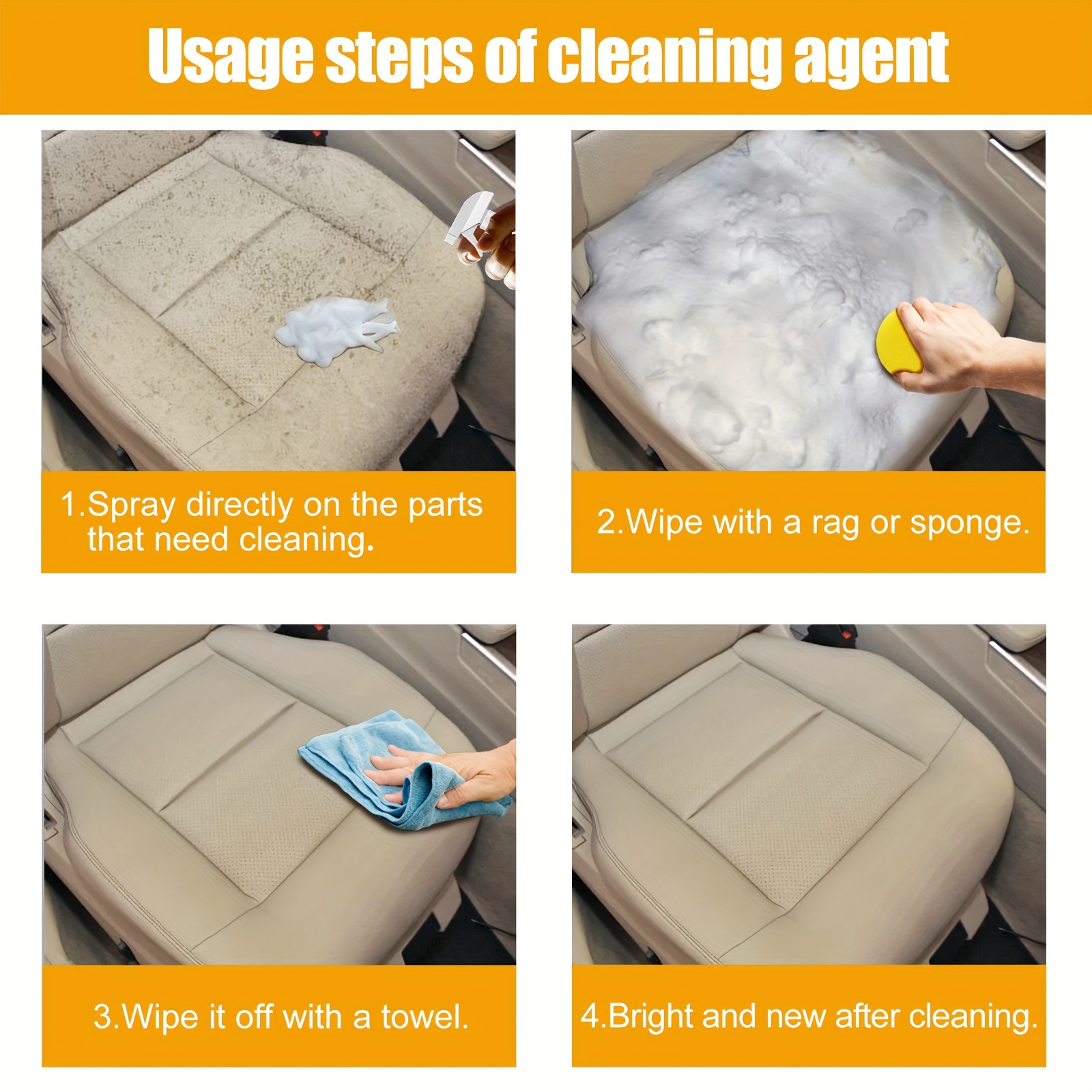 Multifunctional Foam Cleaner C - Leather Cleaner Interior avis et prix