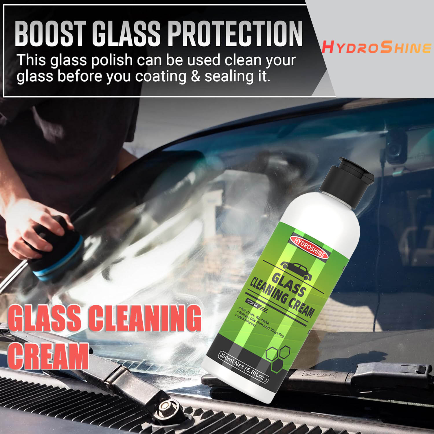 Hydroshine Car Glass Oil Film  - Glass Cleaner Streak avis et prix