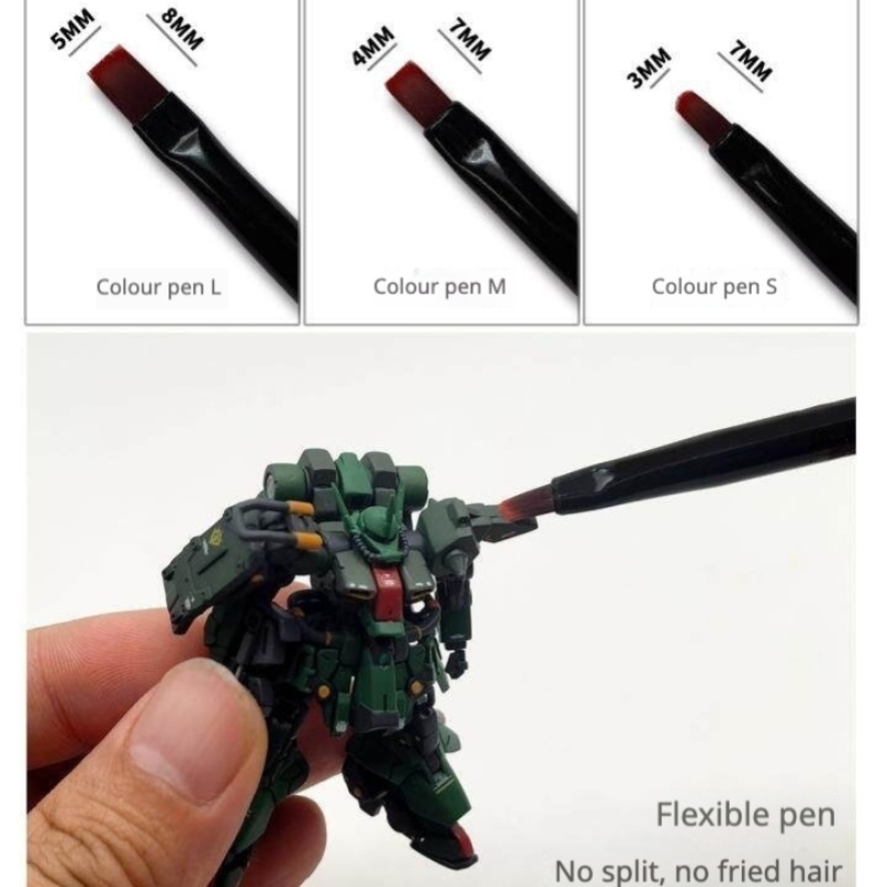 MSWZ MS-063 3-IN-1 Model Hand  - Detailing Brush Set avis et prix