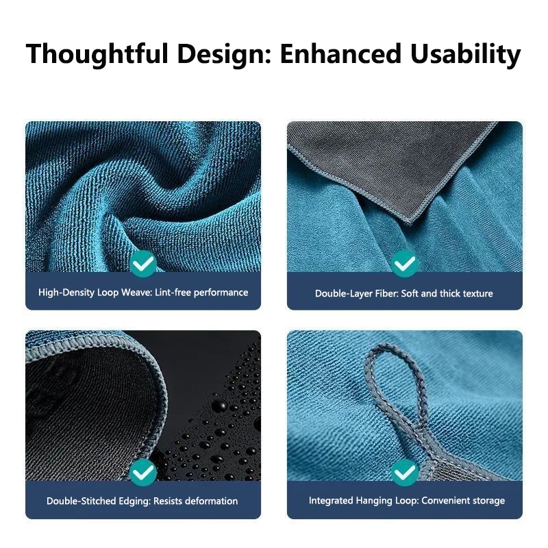 Microfiber Cleaning Towel Thic - Microfiber Towel Detailing avis et prix