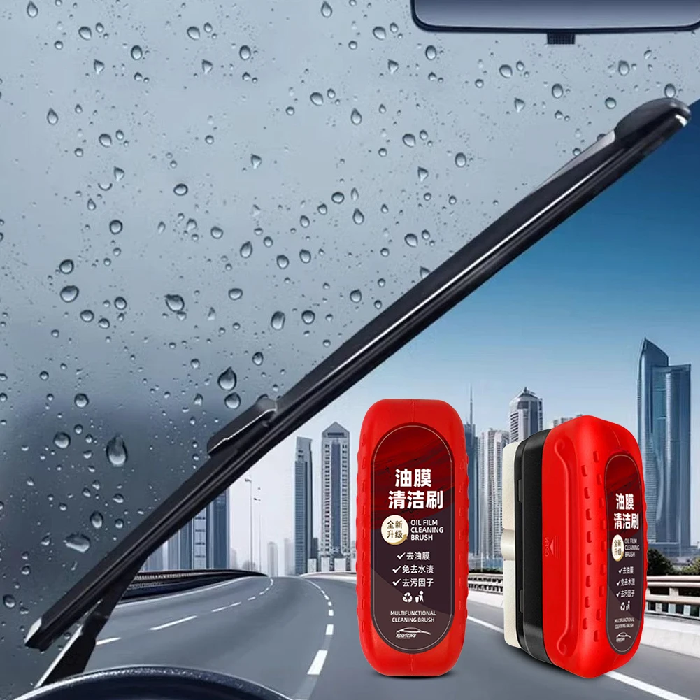 Car Glass Oil Film Remover Aut - Car Cleaning Brush avis et prix