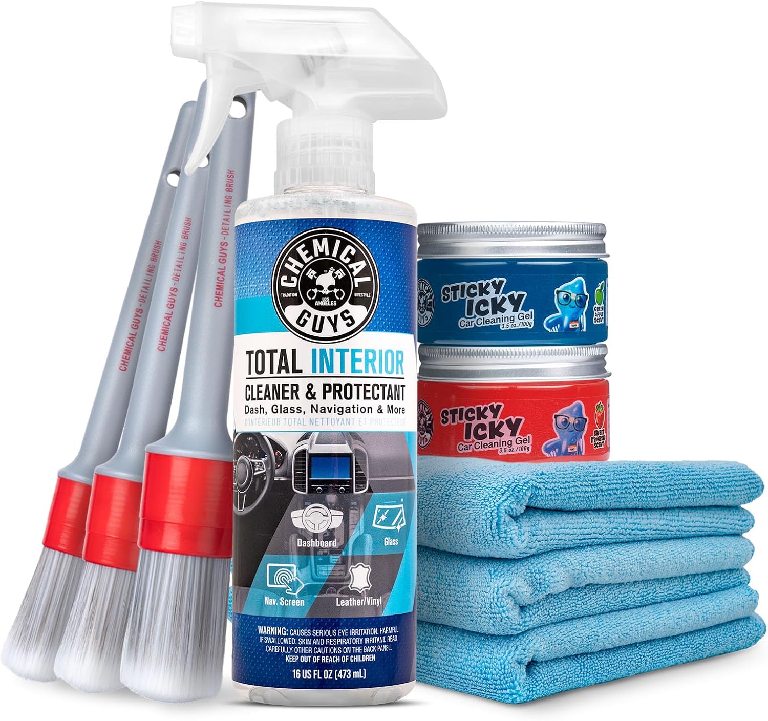 Car Cleaning Kit Interior 9-Pi - Interior Detailing Kit avis et prix