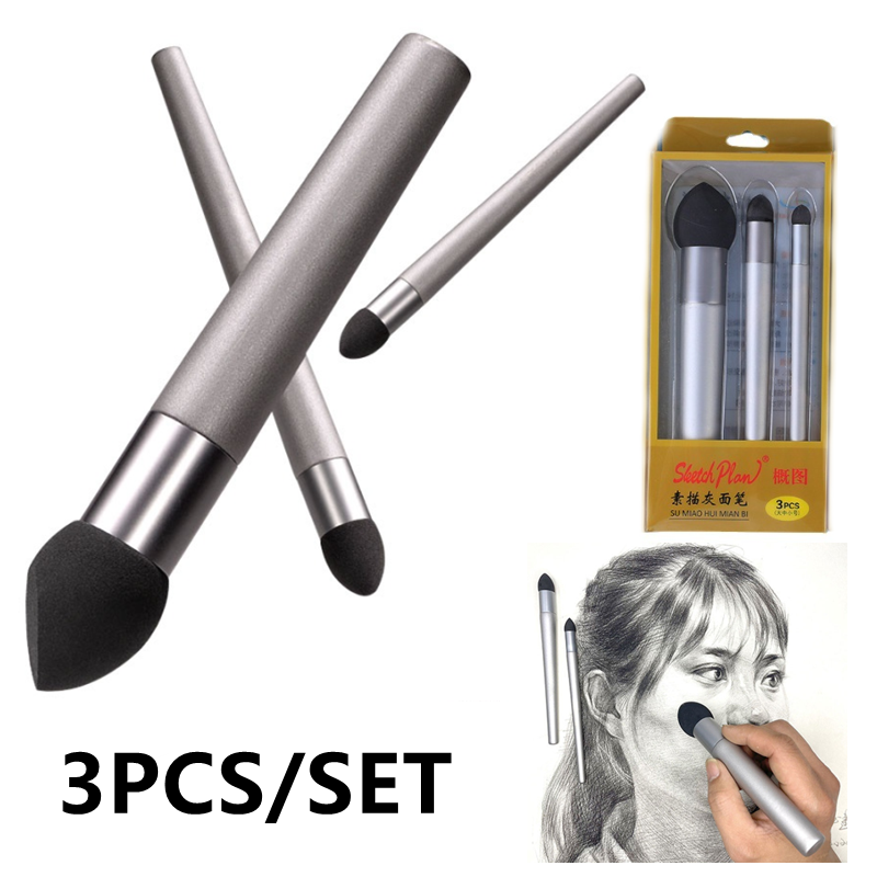 3Pcs Sketch Pen Brush Sponge W - Detailing Brush Set avis et prix