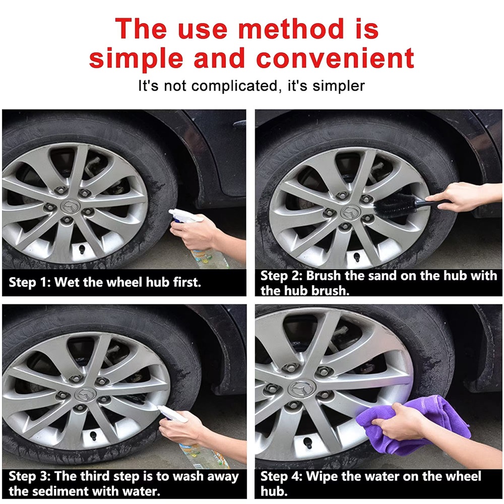 Car Wheel Brush Soft Bristle T - Wheel Cleaner Alloy avis et prix
